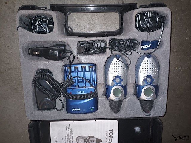 Lot 151 - walkie talkie set topcom - afbeelding 3 van  3