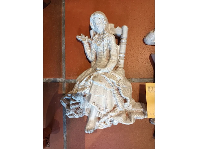 Lot 151 - wandbeeld in keramiek. 2 stuks - afbeelding 2 van  3