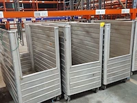 Lot 153 - aluminium transportkar - 4 stuks - afbeelding 1 van  3
