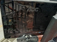 Lot 154 - computerscherm. 3 stuks en dell soundbar (h) - afbeelding 5 van  9