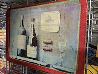 Lot 154 - wanplaten bedrukte kurk 4 stuks - afbeelding 1 van  5