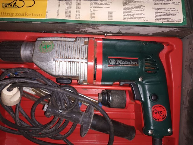 Lot 155 - boorhamer metabo in koffer - afbeelding 2 van  4
