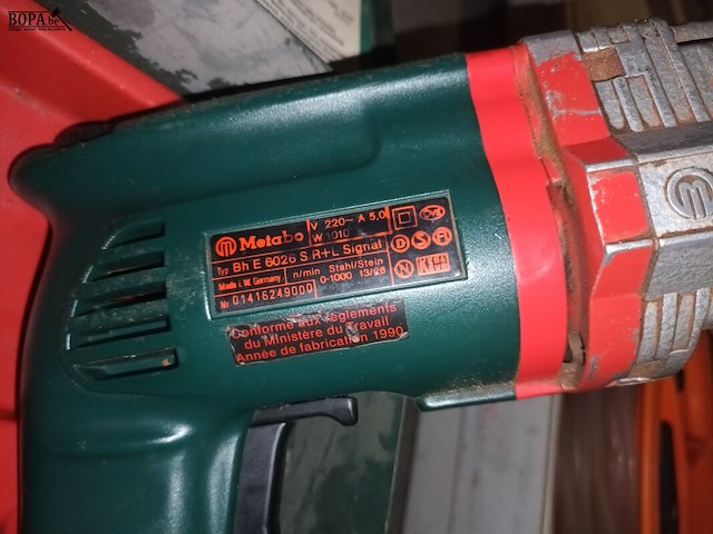 Lot 155 - boorhamer metabo in koffer - afbeelding 3 van  4