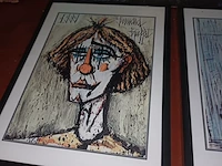 Lot 155 - kaders met clowns. 4 stuks - afbeelding 4 van  6