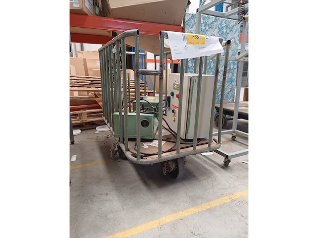 Lot 155 - transport kar en gaarmachine (h) - afbeelding 2 van  7