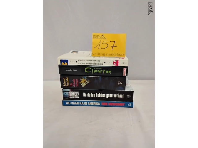 Lot 157 - lot boeken, diverse auteurs, romans, 5 stuks - afbeelding 1 van  2