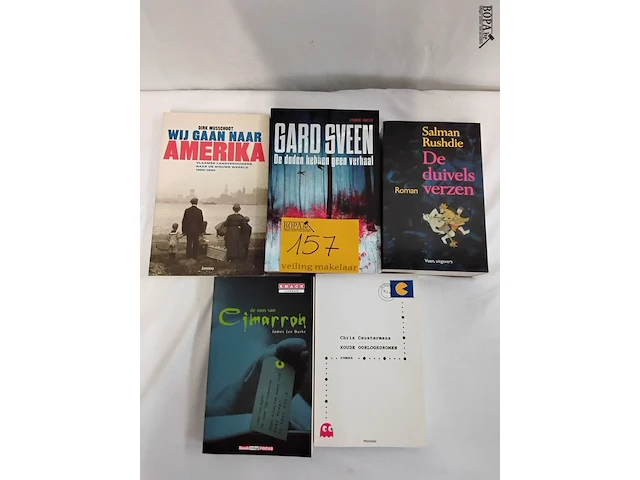 Lot 157 - lot boeken, diverse auteurs, romans, 5 stuks - afbeelding 2 van  2
