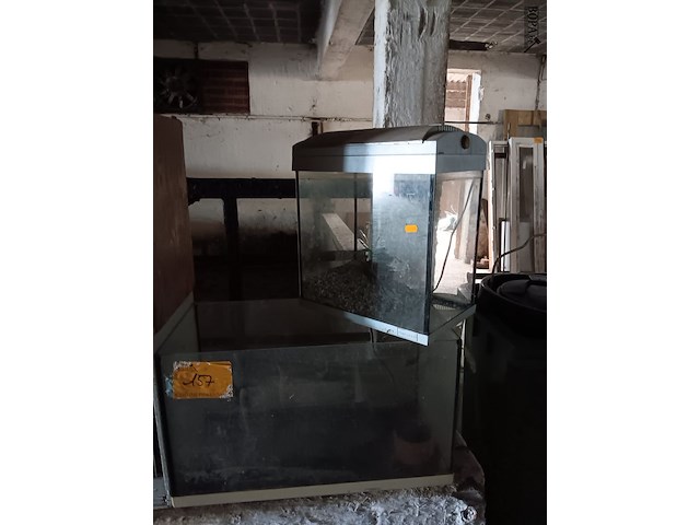 Lot 157 - terrariums en vogelkooien. 4 stuks - afbeelding 2 van  2