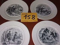 Lot 158 - sierborden soldaten. 6 stuks - afbeelding 1 van  8