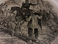 Lot 158 - sierborden soldaten. 6 stuks - afbeelding 5 van  8