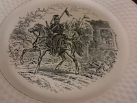 Lot 158 - sierborden soldaten. 6 stuks - afbeelding 7 van  8