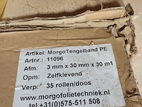 Lot 158 - zelfklevende tengelband. 2 dozen - afbeelding 3 van  4
