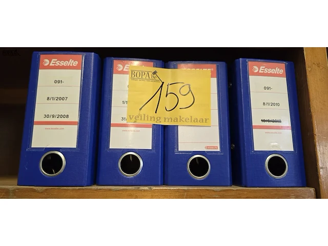 Lot 159 - archief bakken en mappen 10 stuks - afbeelding 2 van  4