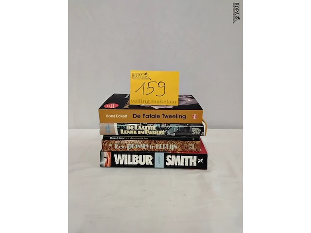 Lot 159 - lot boeken, diverse auteurs, romans, 5 stuks - afbeelding 1 van  2