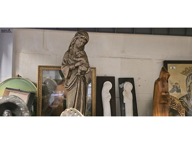 Lot 159 - lot religie, beelden, kaders, bijbel, souveniers...ong 29 st - afbeelding 3 van  6