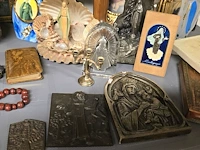 Lot 159 - lot religie, beelden, kaders, bijbel, souveniers...ong 29 st - afbeelding 4 van  6