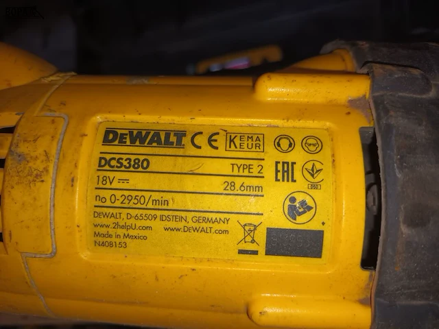 Lot 16 - accu reciprozaag dewalt - afbeelding 3 van  4