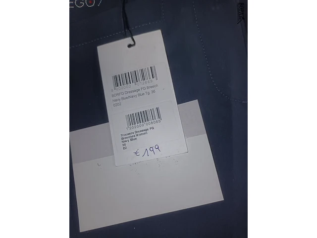 Lot 16 - dressage broek women ego7 navy blue - afbeelding 3 van  3