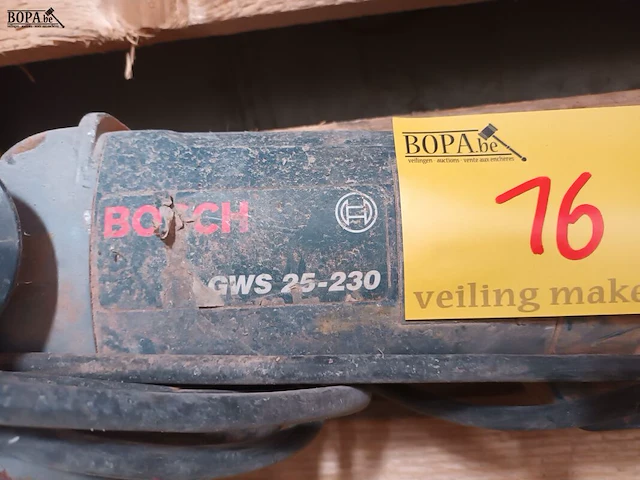 Lot 16 - haakse slijper bosch - afbeelding 3 van  3