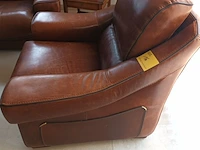 Lot 16 - lederen fauteuil - afbeelding 2 van  5