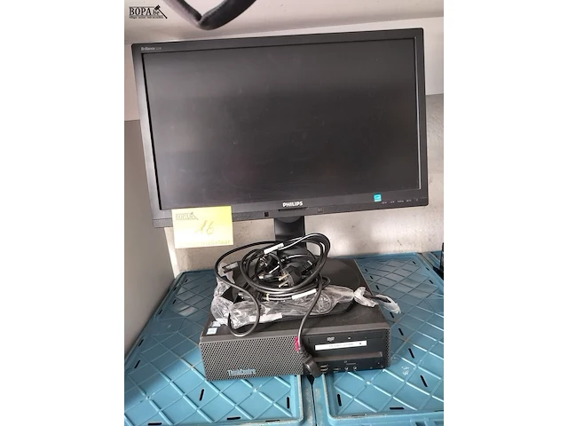 Lot 16 - lenovo thinkcentre computer - afbeelding 1 van  1