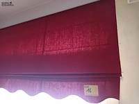 Lot 16 - rood vouwgordijn - afbeelding 3 van  4