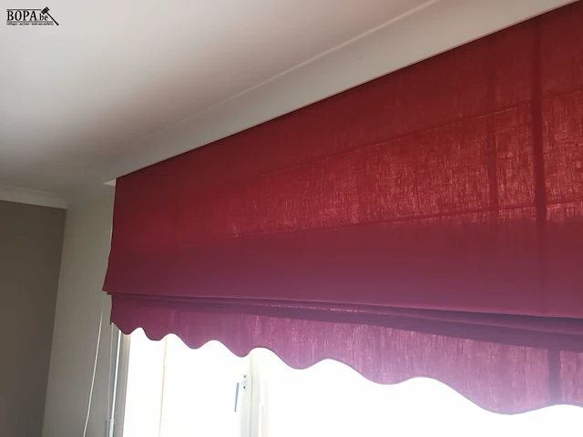 Lot 16 - rood vouwgordijn - afbeelding 4 van  4