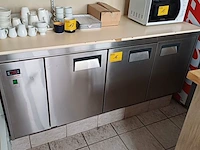 Lot 16 - rvs frigowerktafel - afbeelding 1 van  5