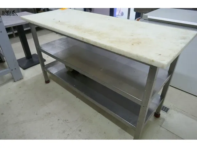 Lot 16 - rvs werktafel - afbeelding 3 van  3