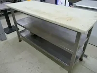 Lot 16 - rvs werktafel - afbeelding 3 van  3