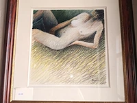 Lot 16 - tekening naakt get. allemeersch