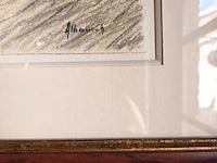 Lot 16 - tekening naakt get. allemeersch - afbeelding 2 van  3