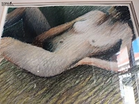 Lot 16 - tekening naakt get. allemeersch - afbeelding 3 van  3