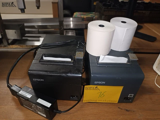 Lot 16 - ticket printers epson. 2 stuks - afbeelding 1 van  2