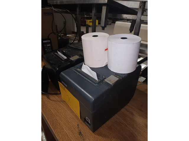 Lot 16 - ticket printers epson. 2 stuks - afbeelding 2 van  2