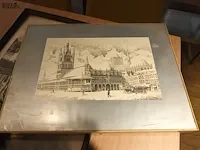 Lot 16 - wanddecoratie en postkaarten - afbeelding 5 van  6