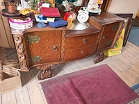 Lot 160 - antieke kast met opzetspiegel - afbeelding 4 van  4