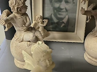 Lot 160 - engelen beeldjes en kaders ong 11 stuks - afbeelding 5 van  6