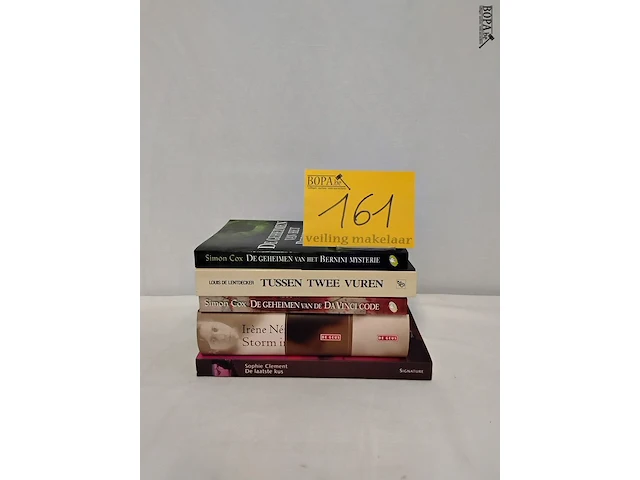 Lot 161 - lot boeken, diverse auteurs, romans, 5 stuks - afbeelding 1 van  2
