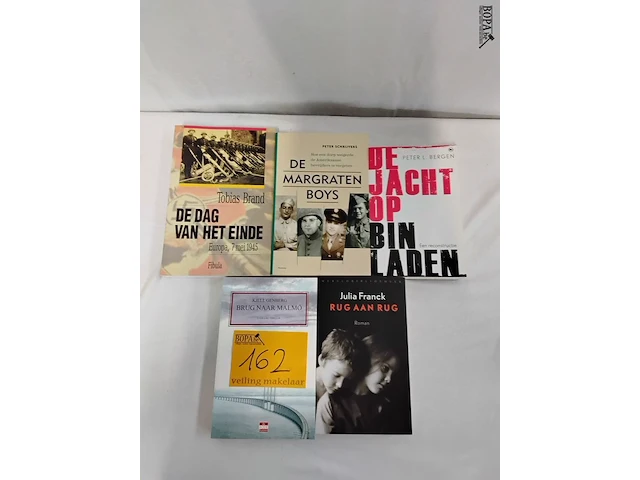 Lot 162 - lot boeken, diverse auteurs, romans, 5 stuks - afbeelding 2 van  2
