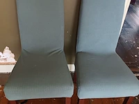 Lot 163 - eetkamerstoelen. 2 stuks - afbeelding 1 van  4