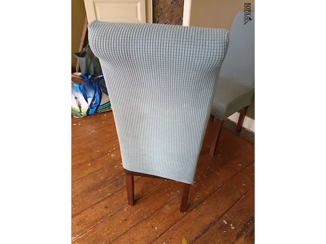 Lot 163 - eetkamerstoelen. 2 stuks - afbeelding 4 van  4