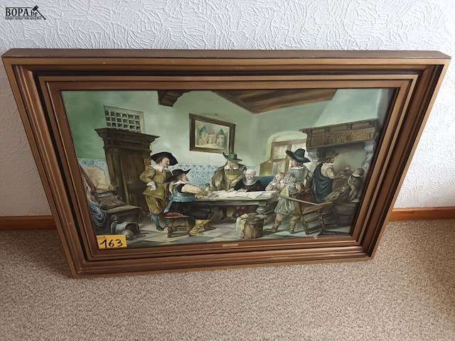 Lot 163 - schilderij l. demeester 91 - afbeelding 1 van  4