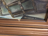 Lot 163 - schilderij l. demeester 91 - afbeelding 4 van  4