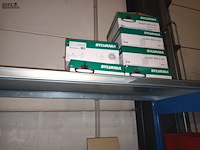 Lot 165 - blauw magazijnrek met inhoud - afbeelding 9 van  10