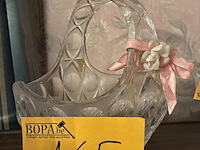 Lot 165 - kristallen mandje, nachtmann - afbeelding 1 van  2