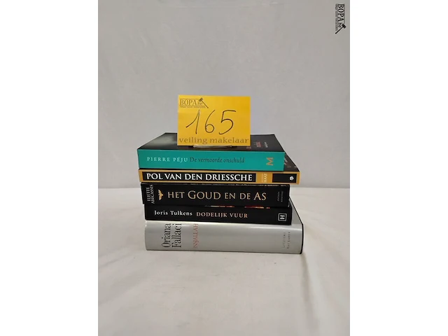 Lot 165 - lot boeken, diverse auteurs, romans, 5 stuks - afbeelding 1 van  2