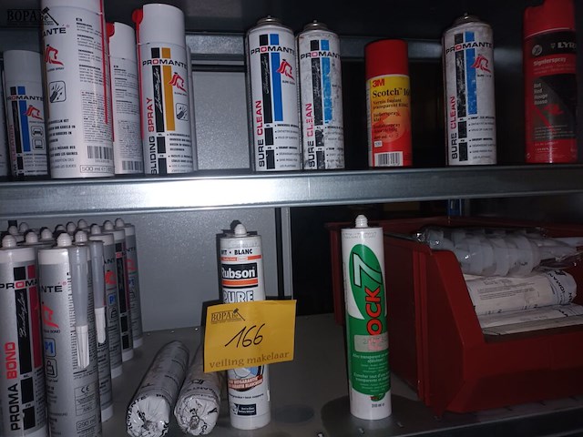 Lot 166 - producten, siliconen en tex flat - afbeelding 2 van  3