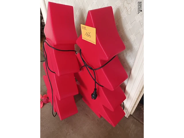 Lot 166 - pvc kerstboomlampen. 2 stuks - afbeelding 2 van  3
