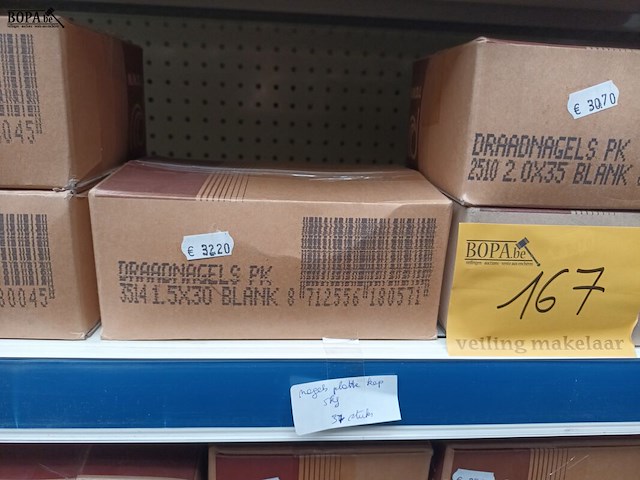 Lot 167 - nagels. 87 dozen - afbeelding 3 van  7